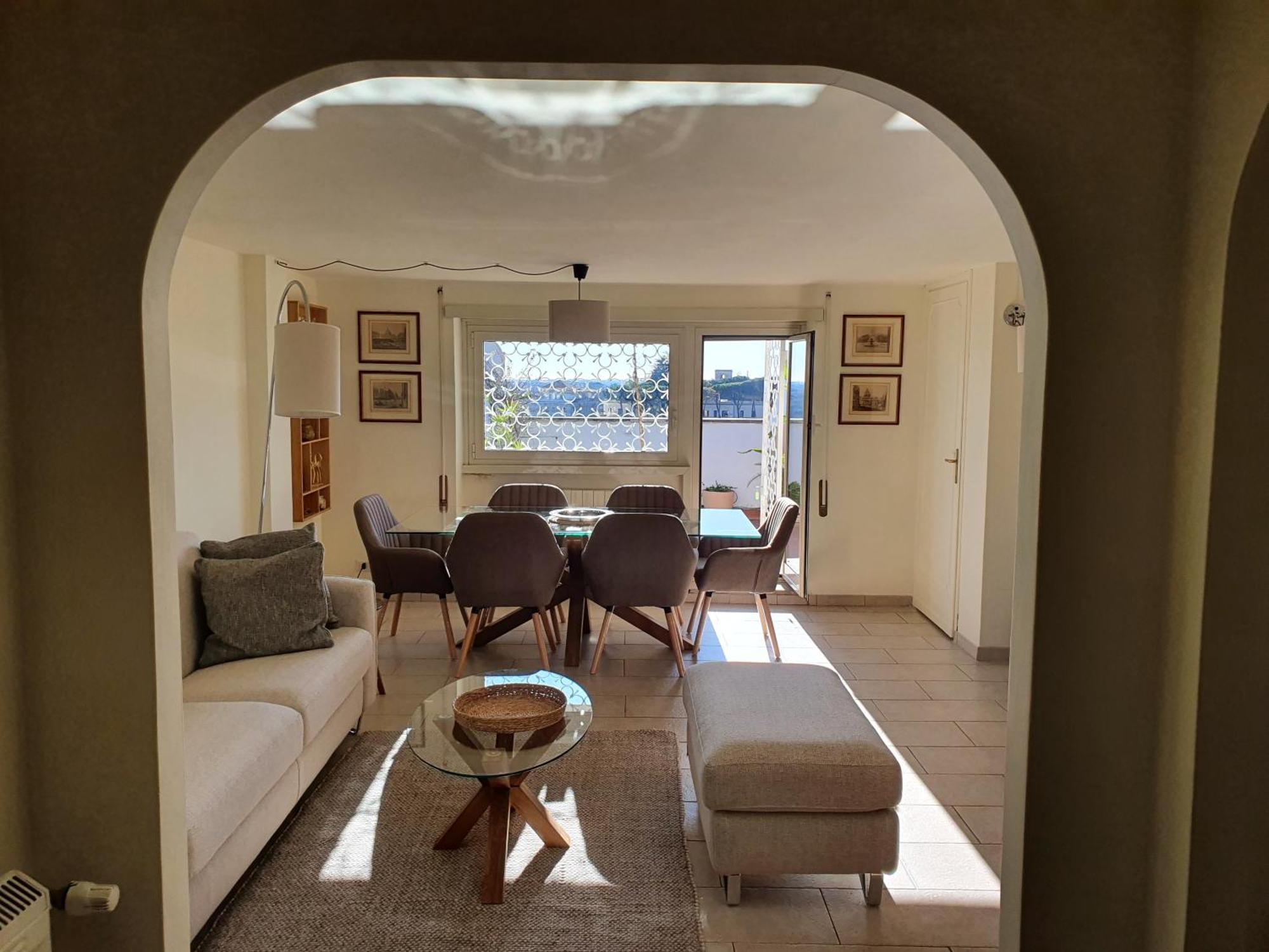Appartamento "La Terrazza Di Giacinta" Roma Exterior foto